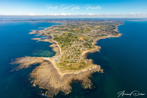 Vue aérienne Pointe St Gildas