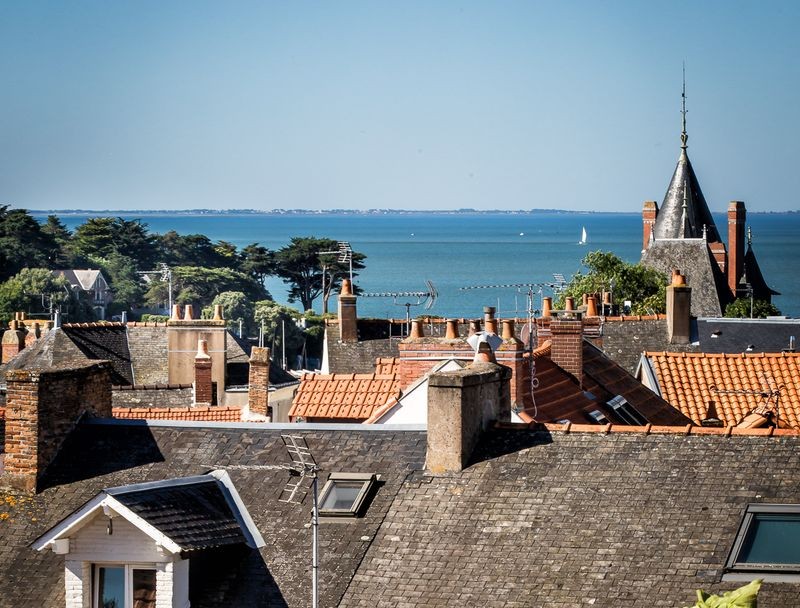 Aussichtspunkt pornic, Kalvarienberg von pornic, Blick auf noirmoutier