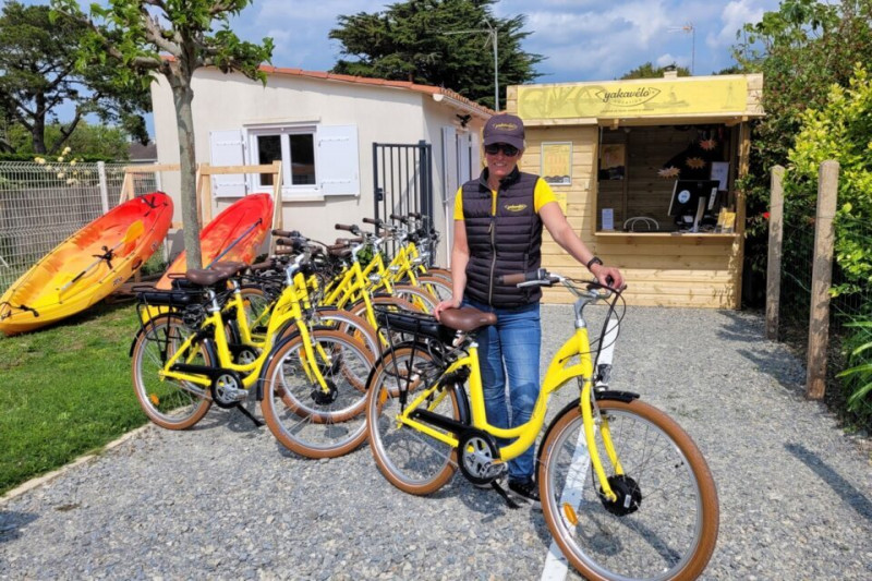 location vélo, location paddle, location kayak, La Plaine sur mer, Destination Pornic, rando vélo