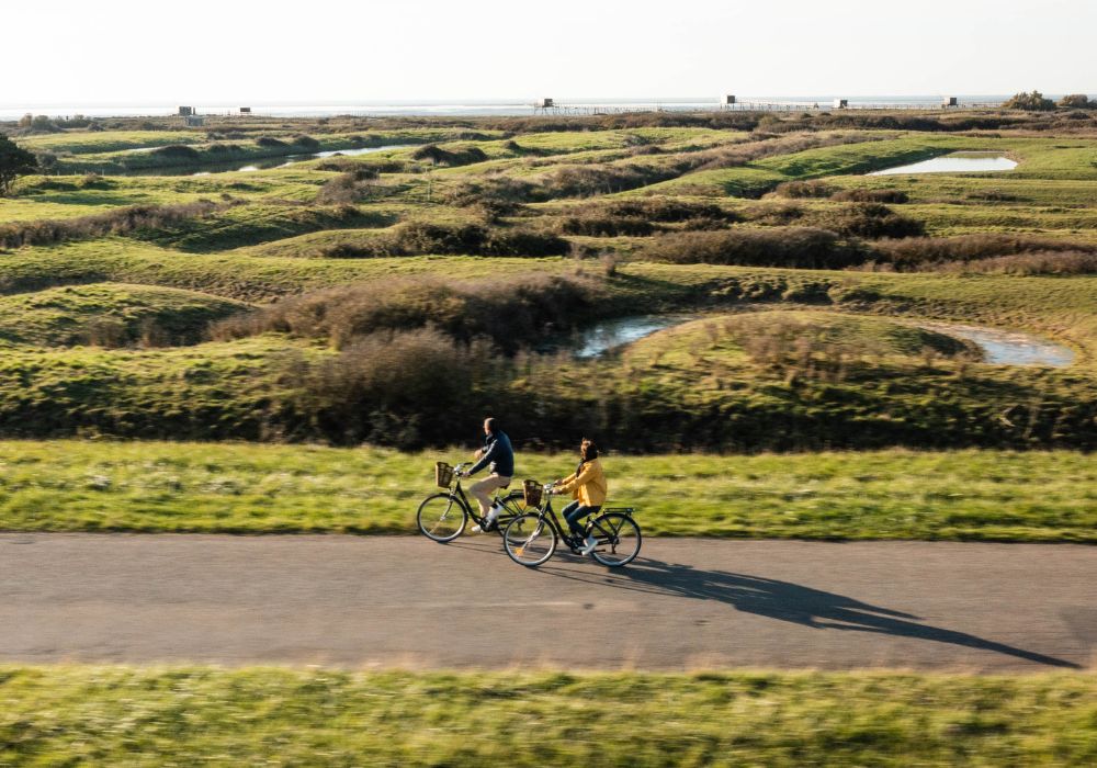 OT labellisés Accueil Vélo Loire Atlantique Pornic marais label Pays de la Loire office de tourisme - © Hugo Mouillé