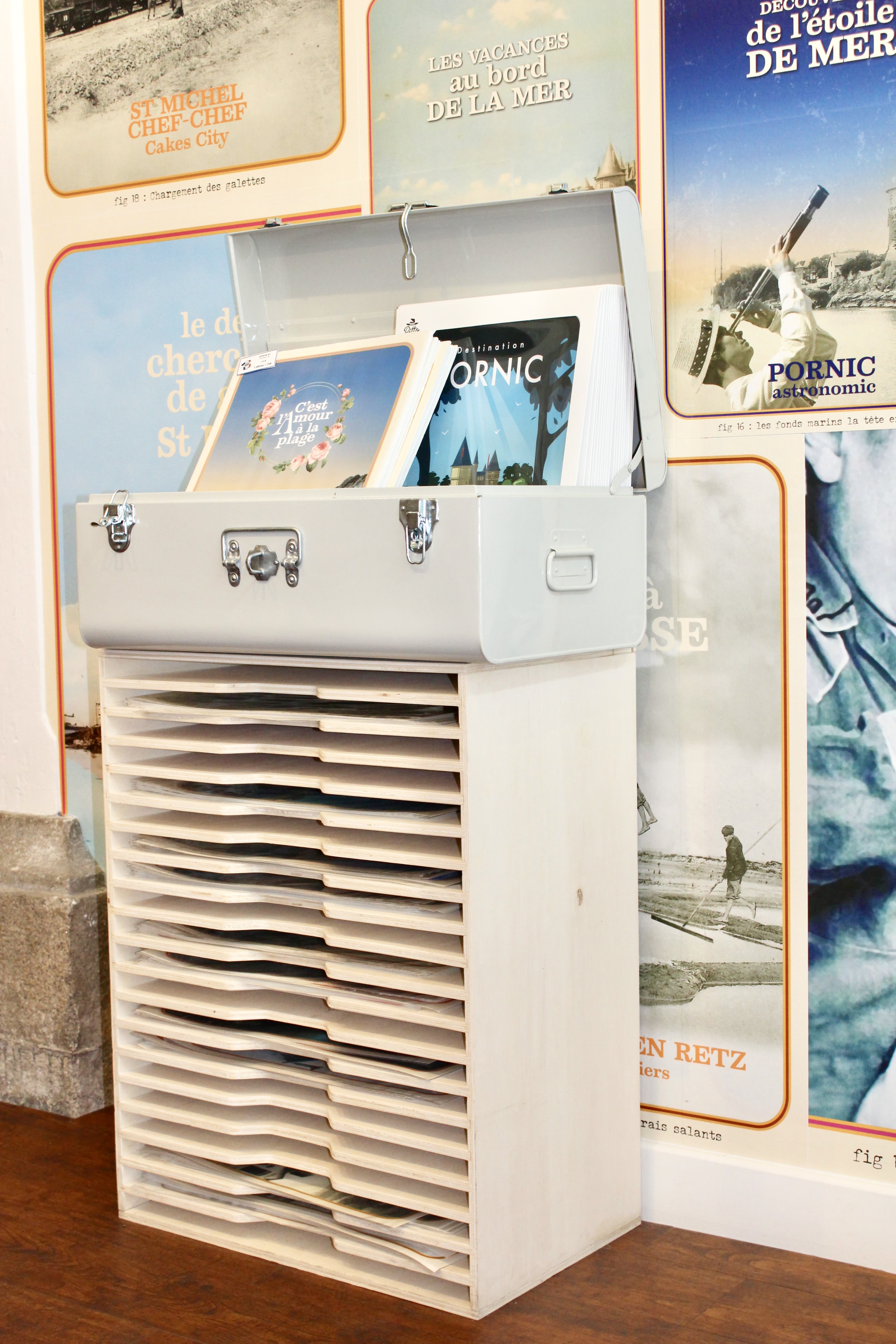 Office de Tourisme de Pornic affiches vintage  - &copy; Tiffany Delettres