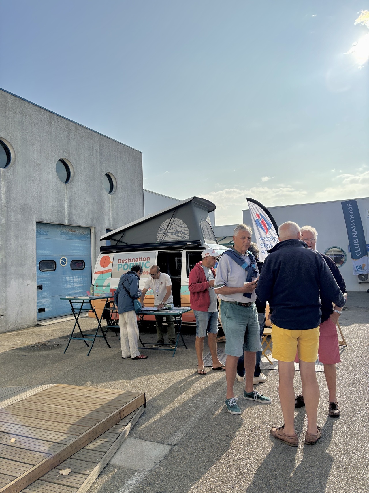 Petit-déjeuner du capitaine sur le port de Pornic - &copy; Claudia Cassano Dromain