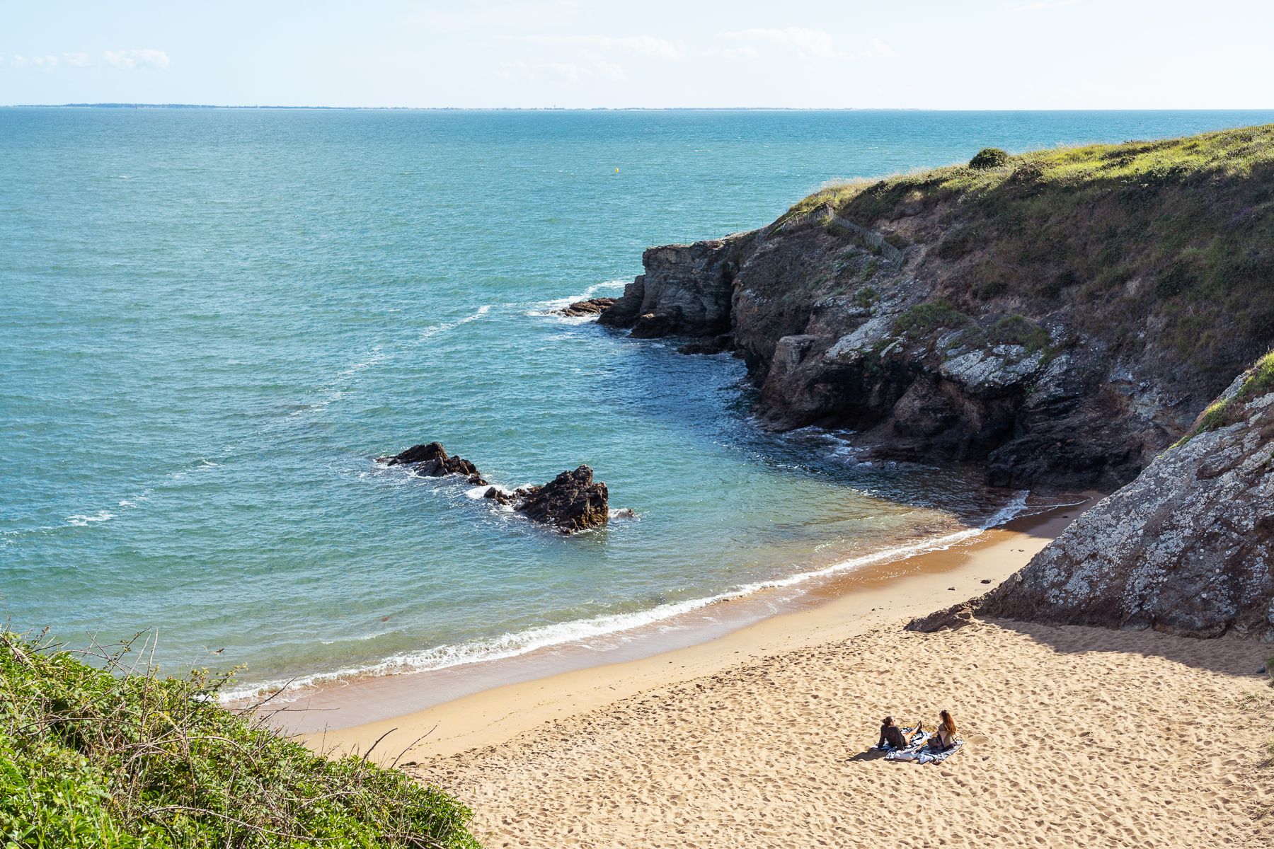 Plage de l'Etang Pornic automne - © Elise Fournier