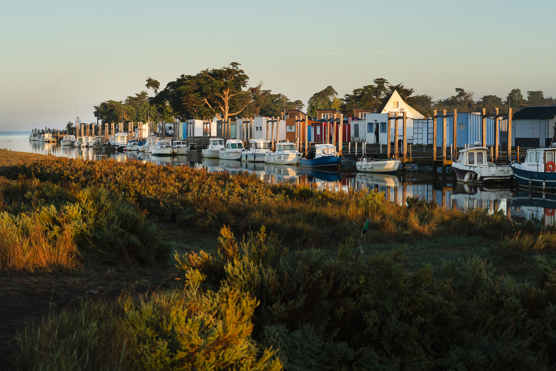 Port du Collet bateaux navigation Pornic Villeneuve Loire-Atlantique - © Elise Fournier