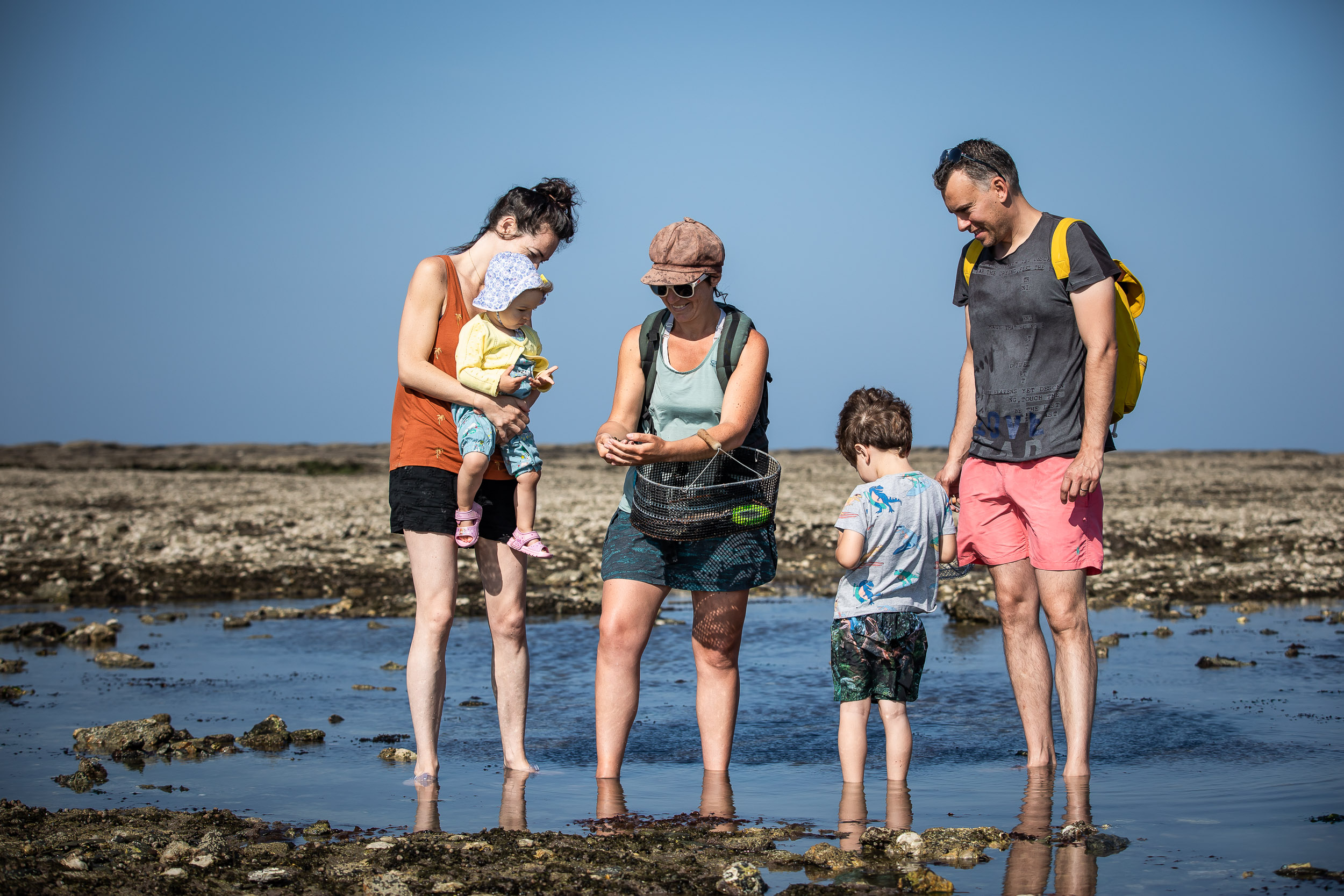 Sortie pêche à pied La Plaine-sur-Mer - © Mélanie Chaigneau