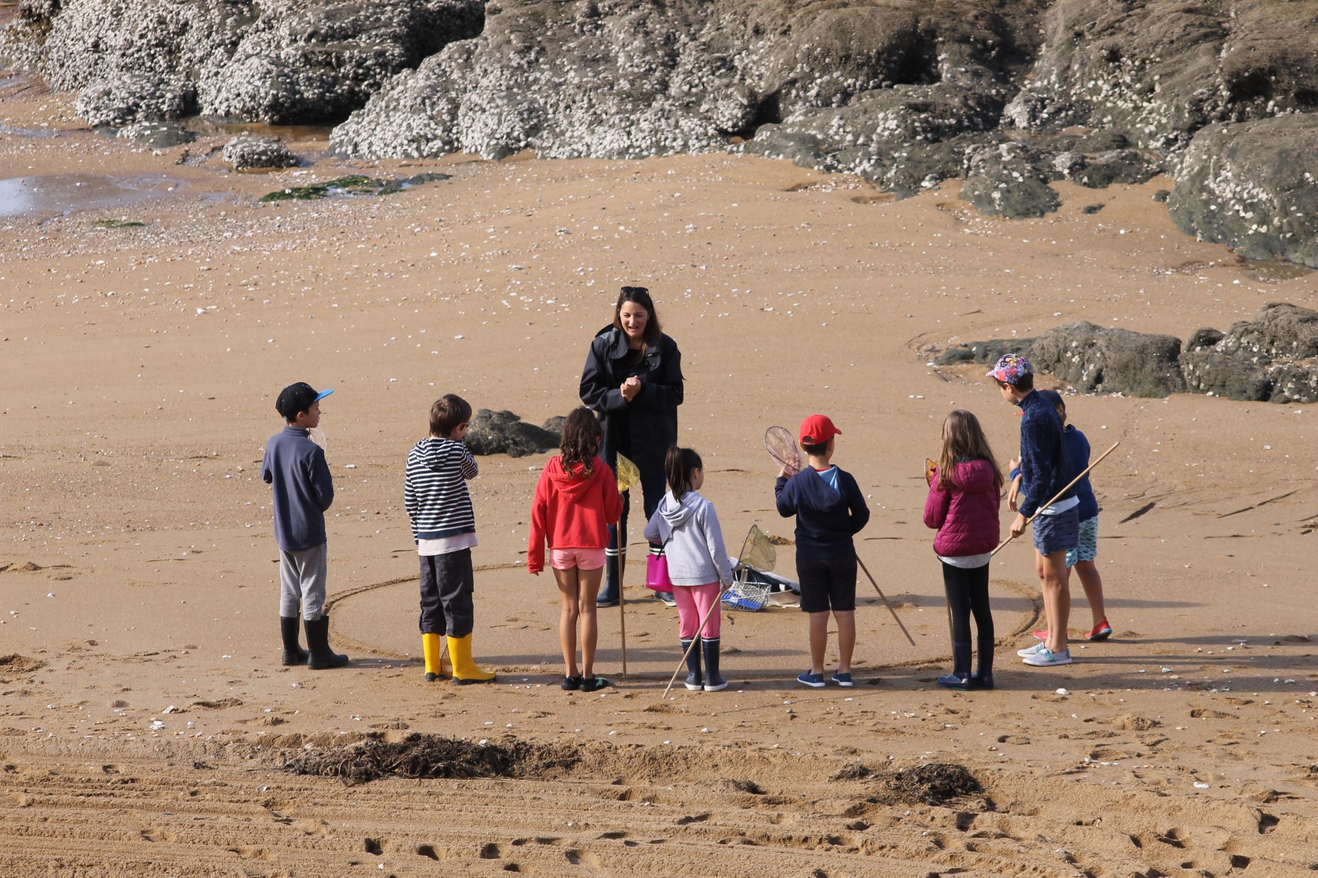 Sortie pêche à pied Pornic - © Claudia Cassano Dromain