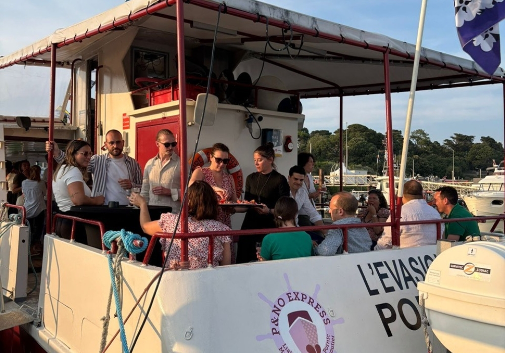 Tourisme d'affaires privatisation d'un bateau l'Evasion Pornic Noirmoutier port navigation groupe séminaire - © Nathalie Denjean