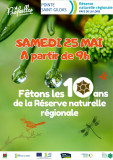 affiche 10 ans anniversaire réserve naturelle régionale préfailles destination pornic faune flore grand rendez-vous littoral