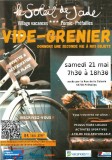 Affiche Vide-grenier au Soleil de Jade, prefailles, destination pornic, vide-greniers, 