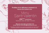 Ailleurs - Westotel Pornic - Côte de Jade - Menu Saint-Valentin 2025