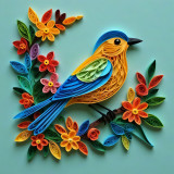 Atelier ados 12 à 16 ans - Quilling Art printanier
