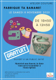 Atelier couture à la médiathèque de Chauvé