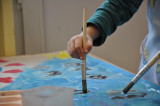 Atelier enfant 4 à 7 ans - Painting sand - peindre avec le sable