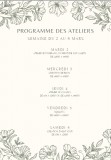 PROGRAMME ATELIERS SAPRIS'TEA PORNIC