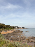 Balade dessinée circuite de Sainte Marie, plage, mer, Pornic, randonnée dessin