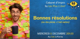  Cabaret d'impro avec Plus un Zest bonnes résolutions Oak bar