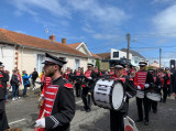 Carnaval de printemps Pornic chars  défilé roi fanfare