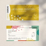 Carte cadeau ateliers créatifs