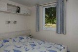 Chambre adulte cabane du Pêcheur la Chênaie camping Pornic piscine