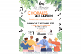 Chöre im Garten der Öko-Domäne La Fontaine Konzert Destination Pornic