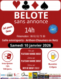 Concours de belote sans annonce