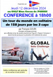 Conférence : tour du monde en solitaire de 158 jours par les 3 caps  Pornic
