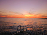SONNENUNTERGANG AN BORD DER ATLANTIC HOPPER, Spaziergang am Meer pornic