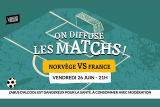 Fußball-WM: Spiel in Pornic