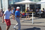 Course hommage  des garçons de café de Pornic restaurants bars François Effling costumes