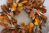 Atelier fabrication couronne d'automne