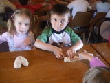 pornic workshop children school bread small house meadow 