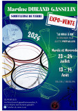 Expo-vente de Martine Durand-Gasselin, souffleuse de verre