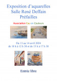 exposition aquarelles peintures préfailles destination pornic association eau en couleurs