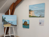 Exposition de peintures de Danielle Friquet à la Thalasso de Pornic