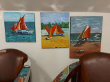 Exposition de peintures de Danielle Friquet à la Thalasso de Pornic