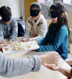 La maison de l'alimentation itinérante atelier enfant