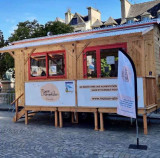 La maison de l'alimentation itinérante tiny house maison en bois 