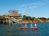 paddle, nautisme, activité nautique, château, pornic, océan, mer, activité, tourisme, pêcherie