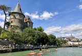 paddle, nautisme, activité nautique, château, pornic, océan, mer, activité, tourisme