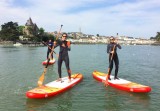 paddle in family, nautical activity	