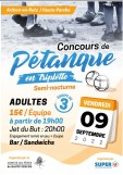 CONCOURS DE PETANQUE SEMI NOCTURNE