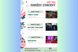 programmation animations estivales camping port meleu concerts plats gourmands marchés artisans