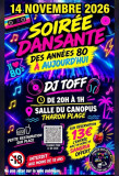 Soirée dansante des années 80 à aujourd'hui