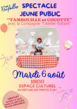 spectacle famille enfants parents petits et grands éclats de rire en cocotte l'atelier flottant préfailles destination pornic