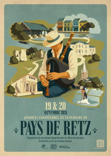 Affiche Journées européennes du patrimoine en Pays de Retz