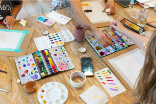  Atelier découverte aquarelle, peinture et pastel