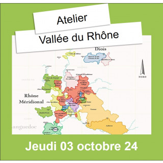 Atelier œnologique : Vins de la Vallée du Rhône pornic