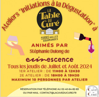 Ateliers initiation à la dégustation à La Table du Curé Pornic