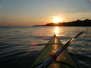 BALADE AU COUCHER DU SOLEIL A PORNIC - KAYAK NOMADE