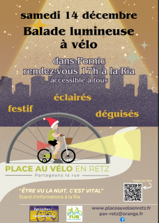 Balade lumineuse à vélo pornic